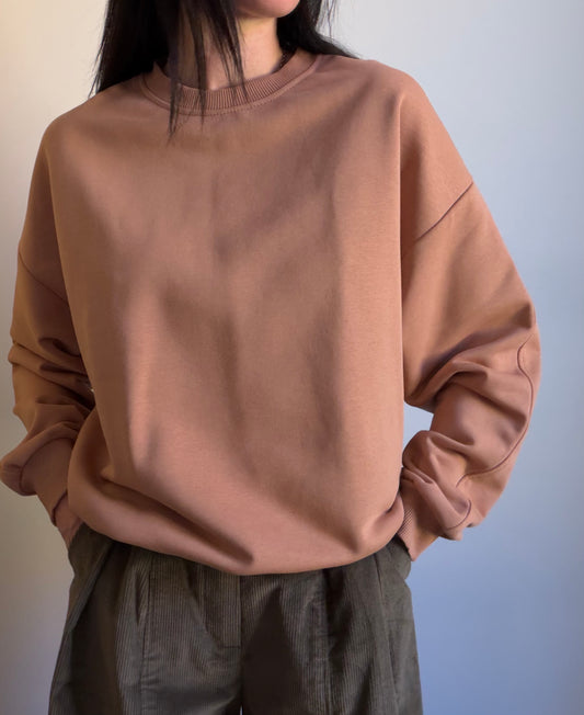 Mocha demi sweatshirt