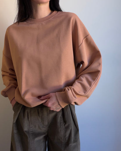 Mocha demi sweatshirt