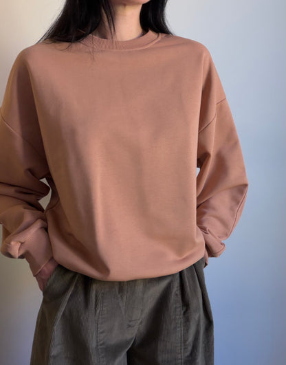Mocha demi sweatshirt