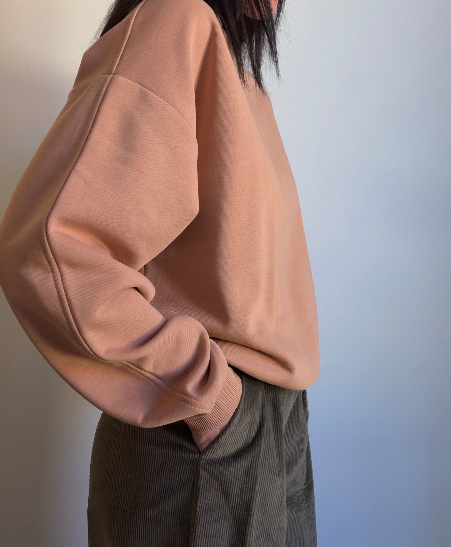 Mocha demi sweatshirt