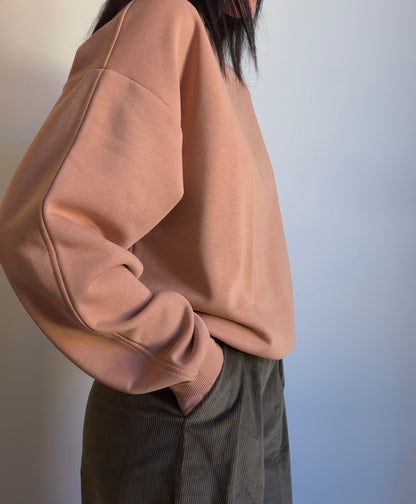 Mocha demi sweatshirt