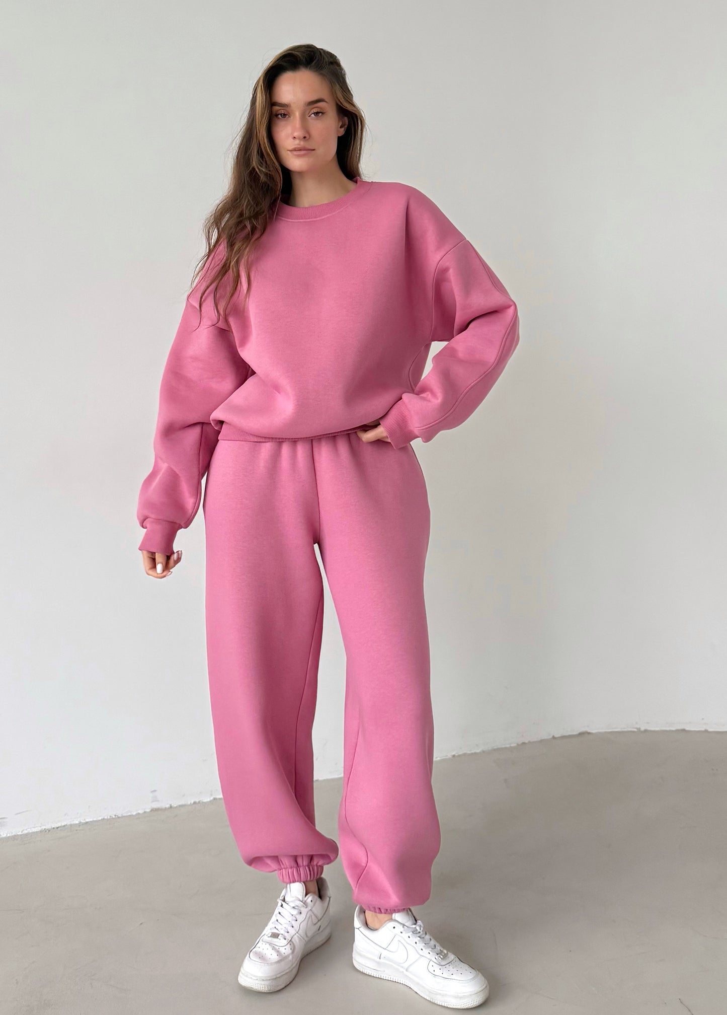 Berry fleece sweatshirt