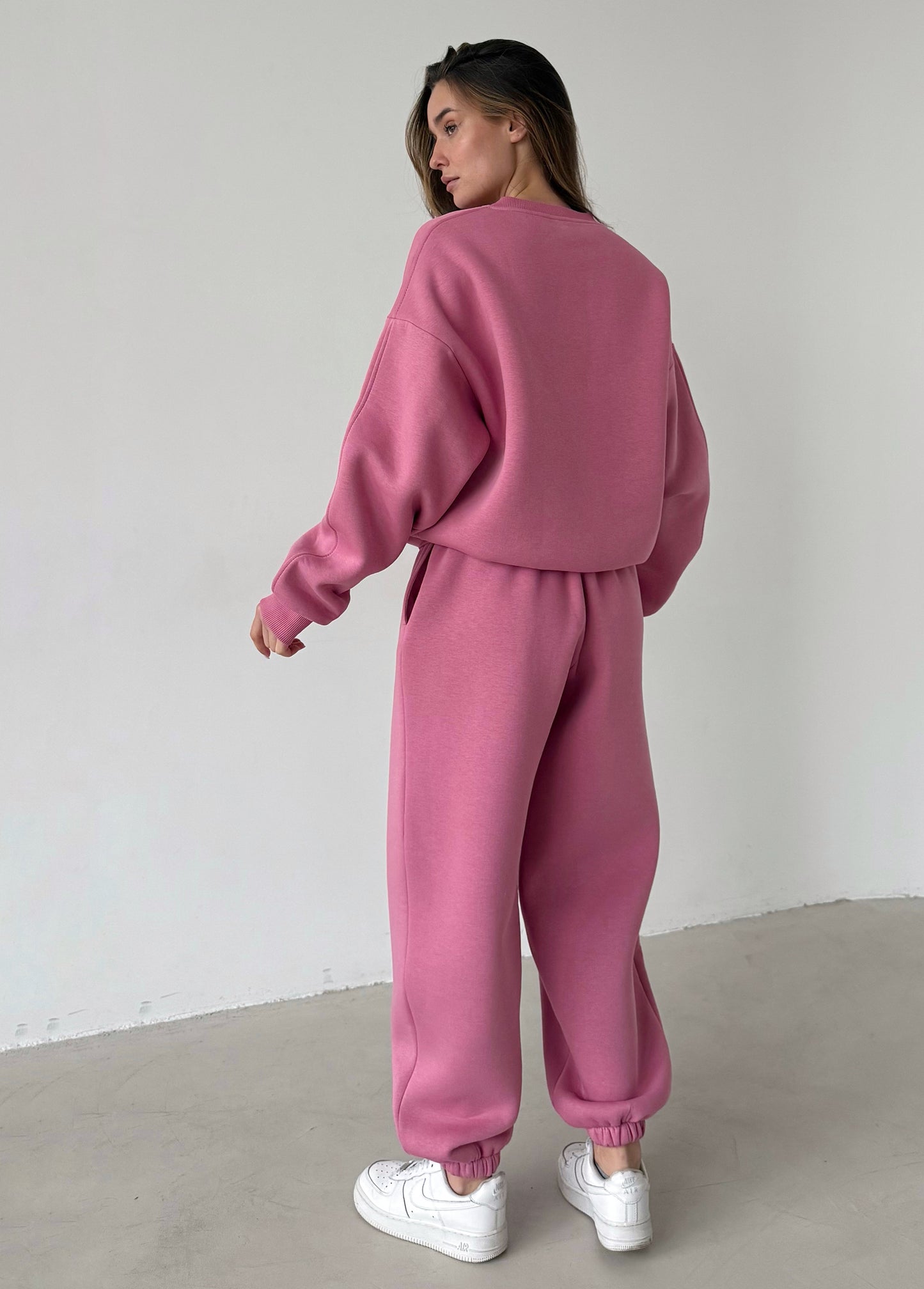 Berry fleece sweatshirt