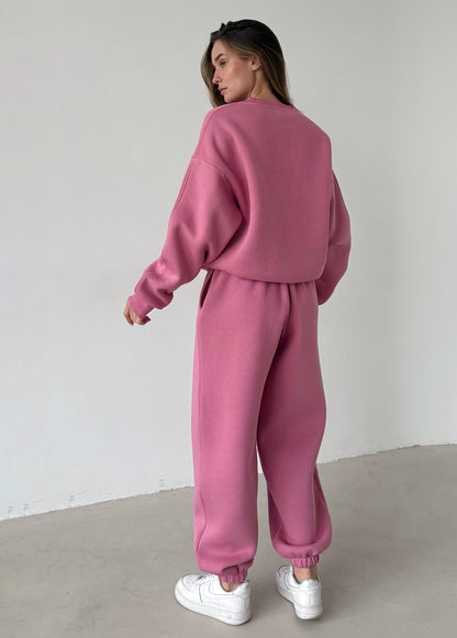 Berry fleece sweatshirt