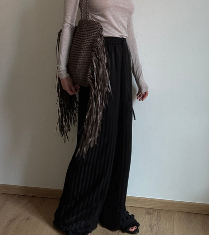 Black palazzo pants