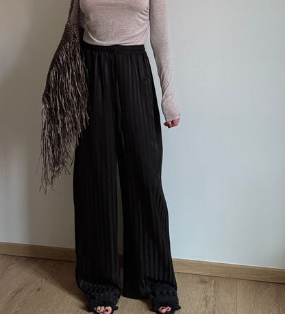 Black palazzo pants