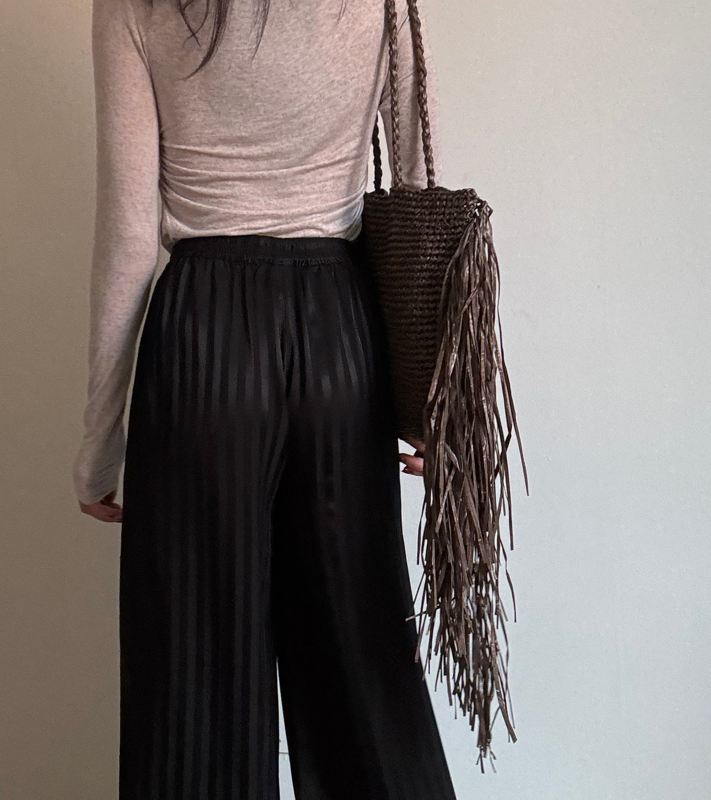 Black palazzo pants