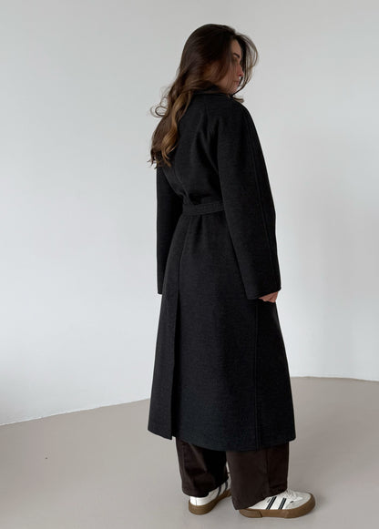 Anthracite wrap coat