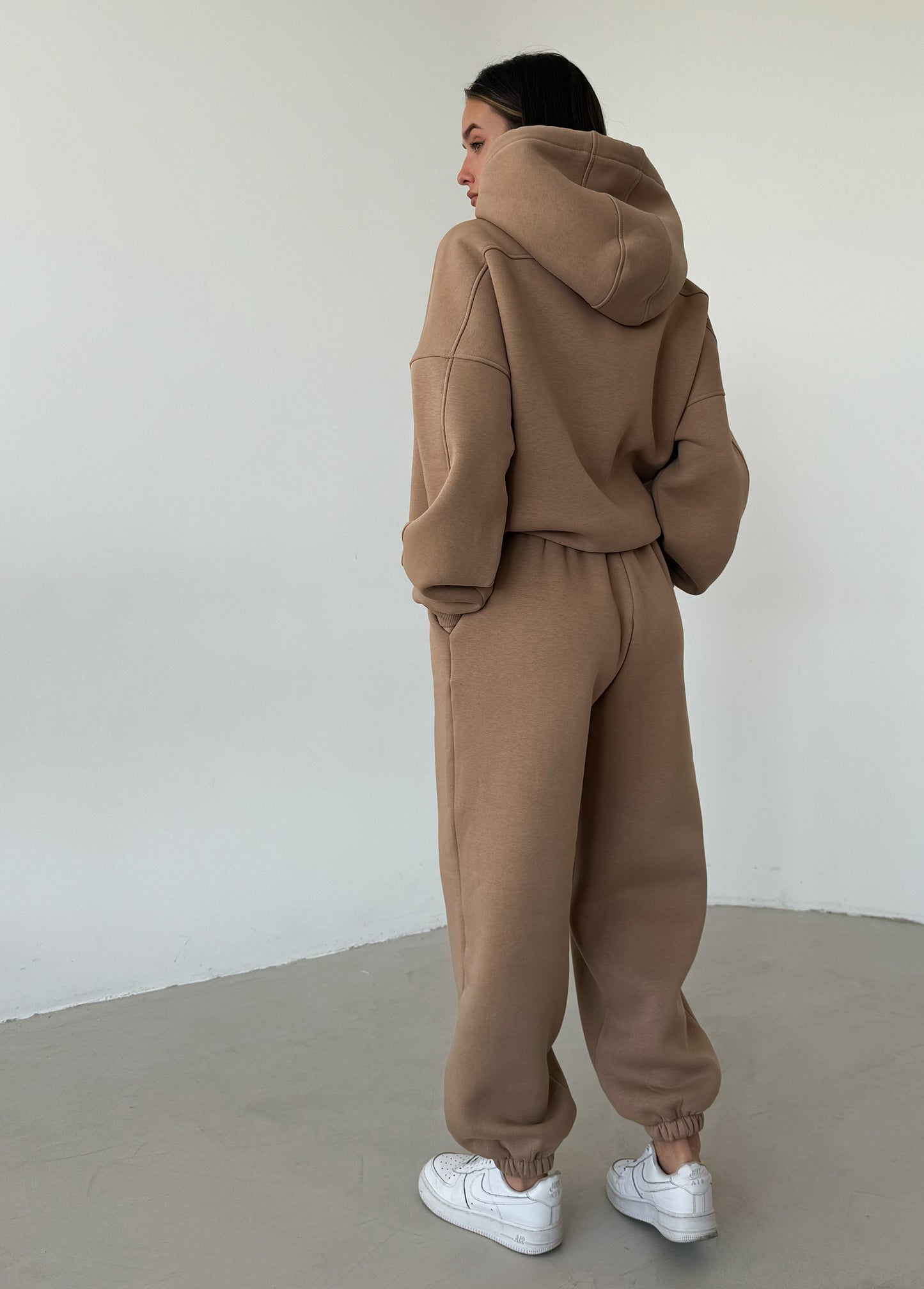 Cappuсcino fleece joggers