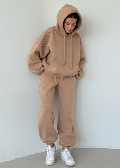 Cappuсcino fleece joggers