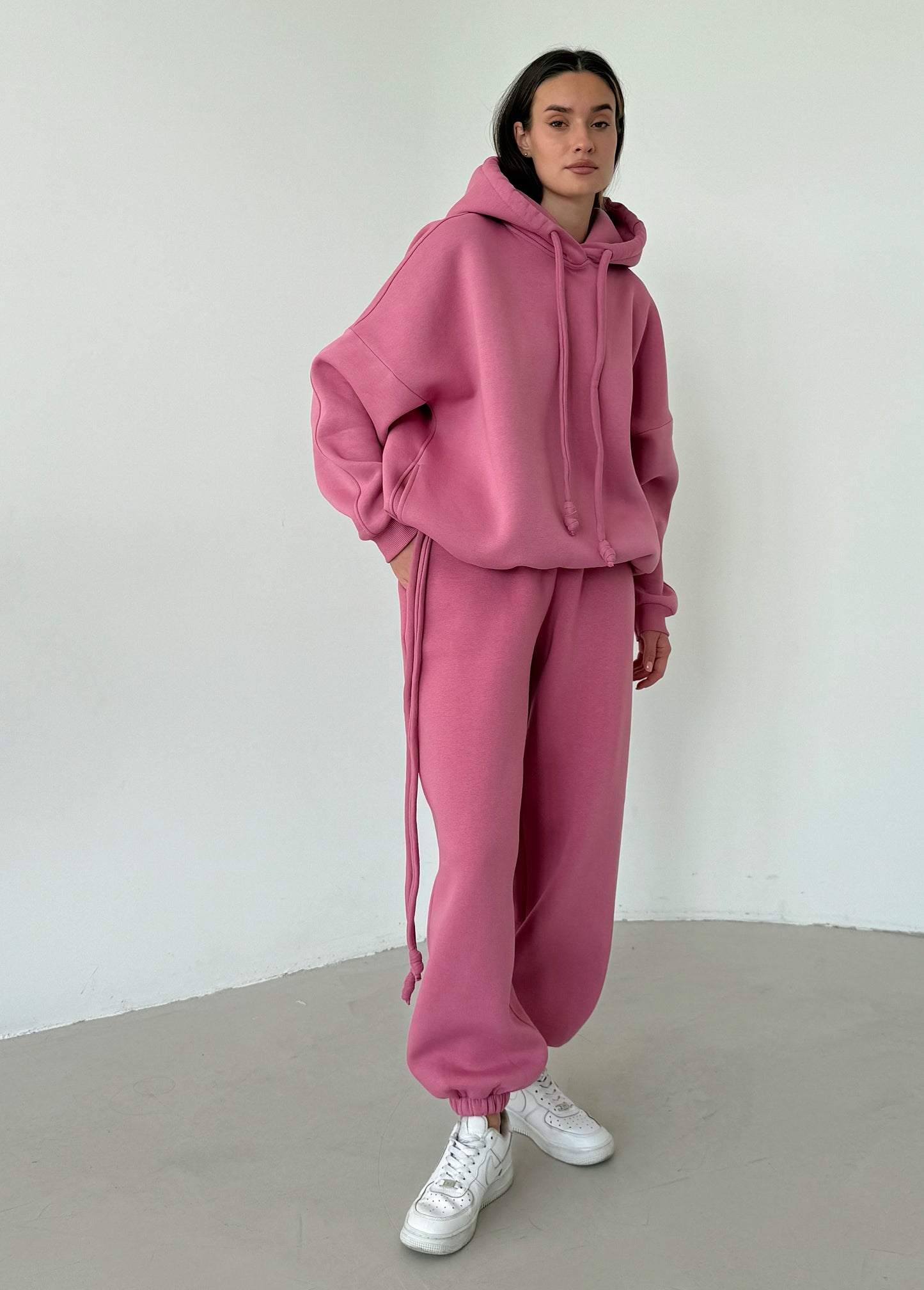 Berry fleece joggers