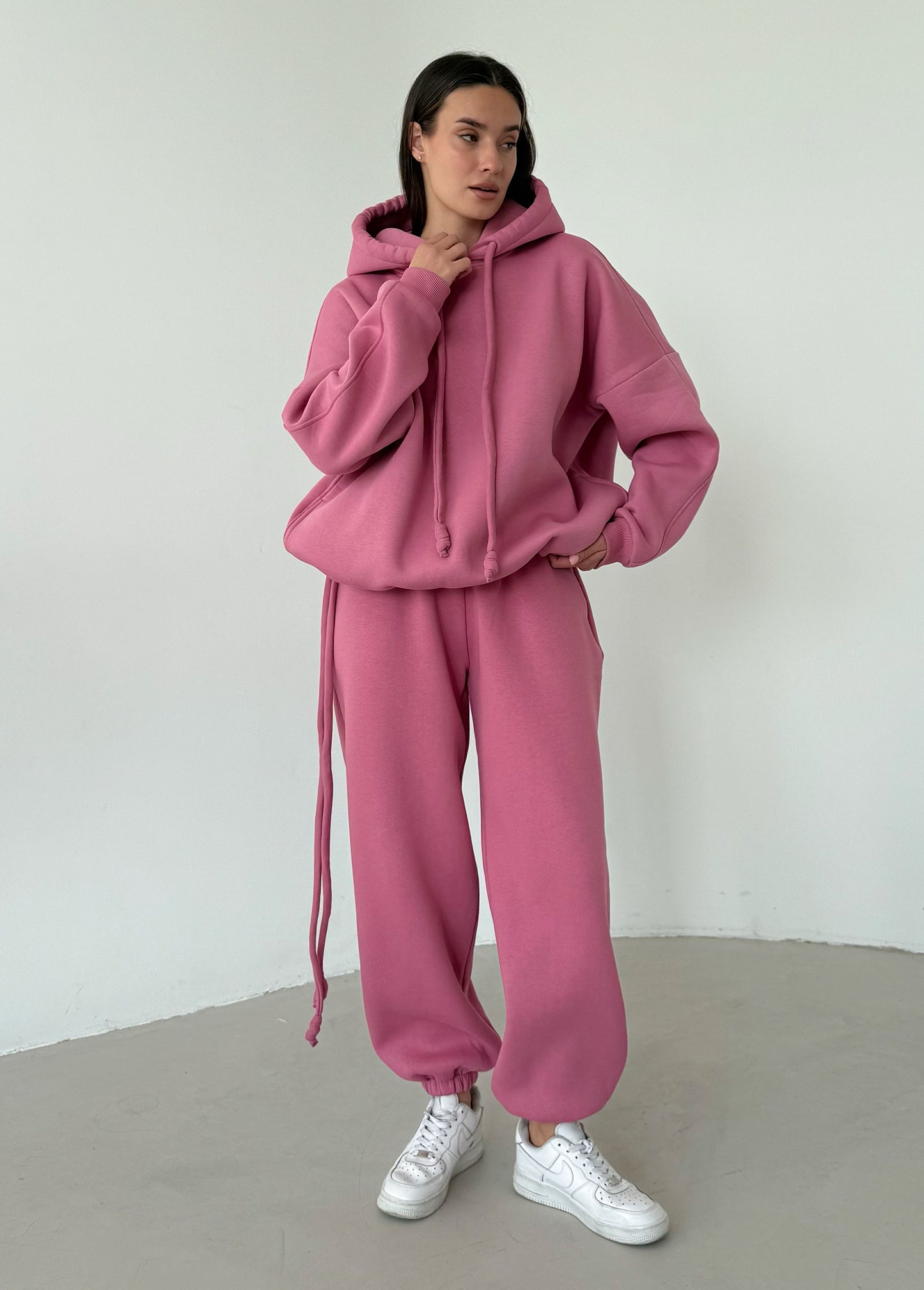 Berry fleece joggers