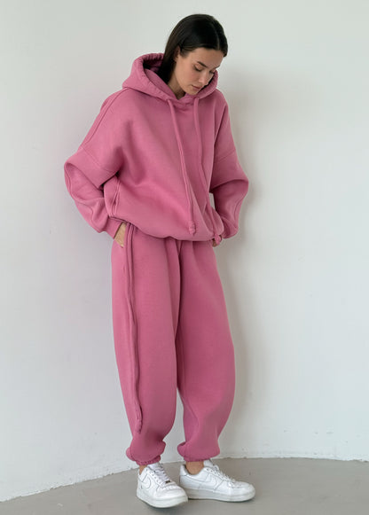 Berry fleece joggers