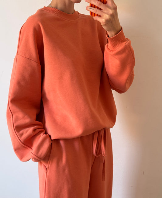 Apricot demi sweatshirt