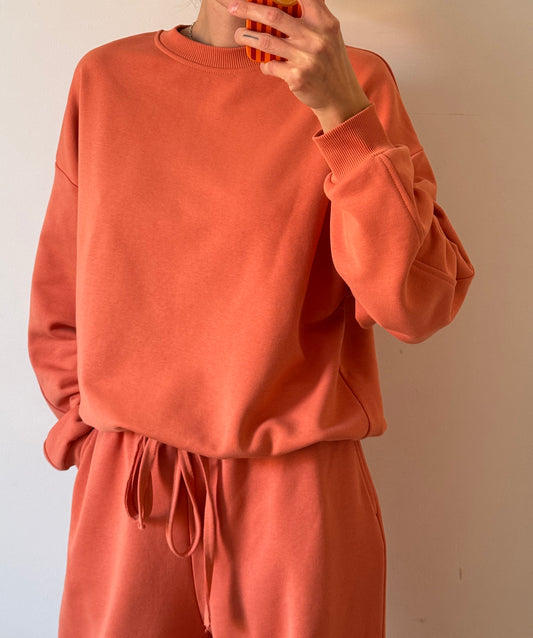 Apricot demi sweatshirt