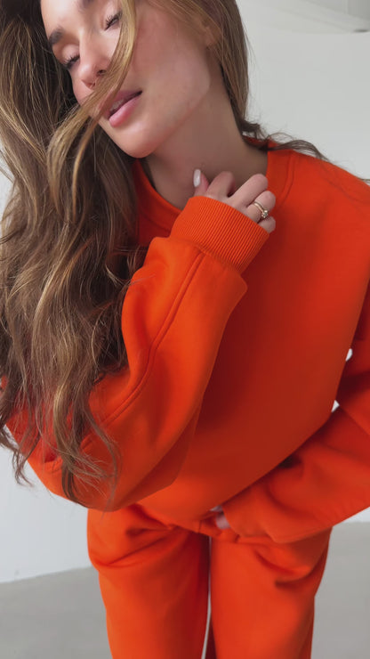 Pink fleece sweatshirt